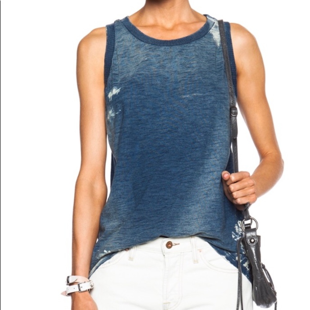 NSF Raegan Tie Dye Top in Mesa